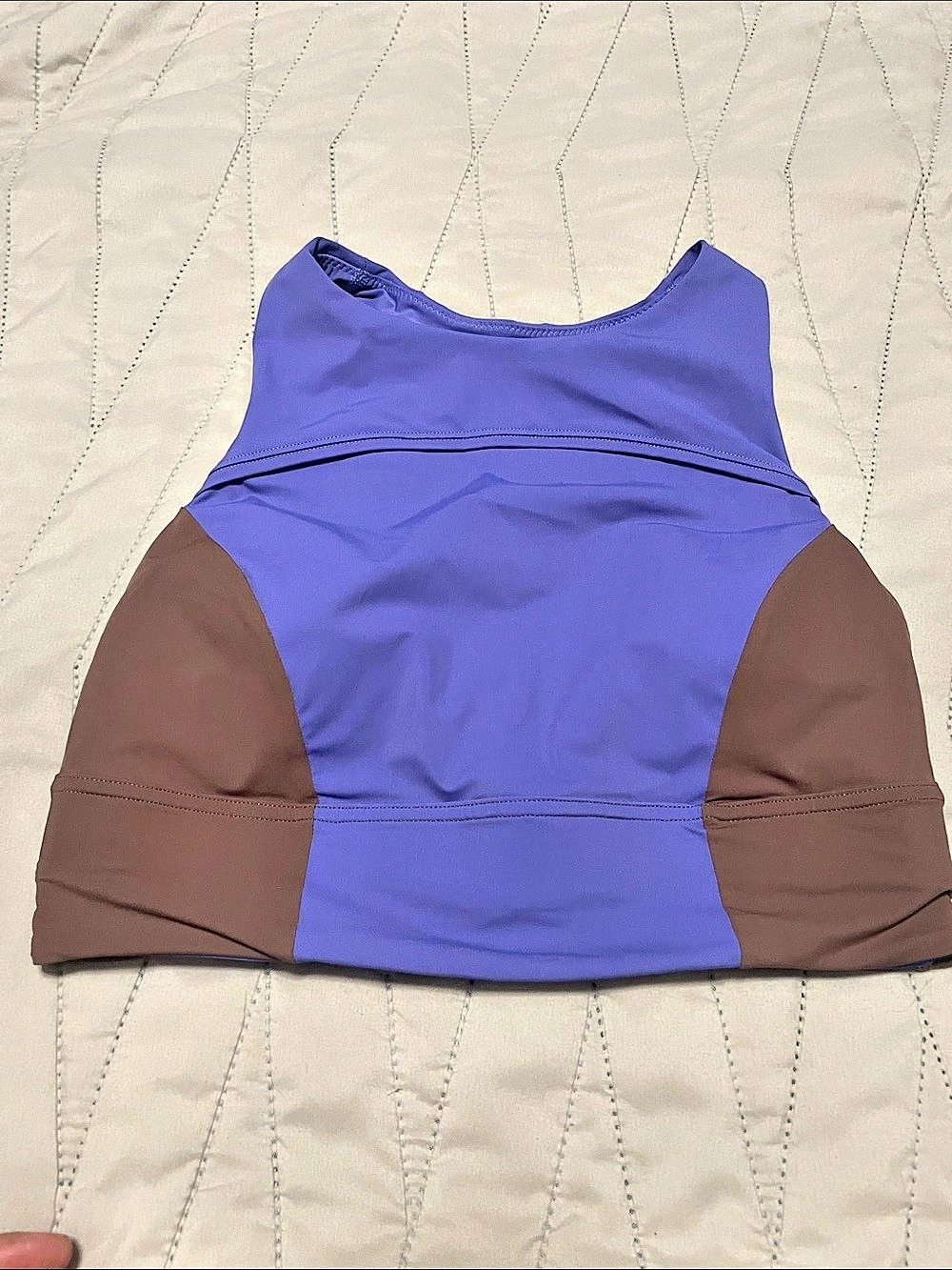lululemon Hike to Swim Bra Athletic Tank Purple & Brown